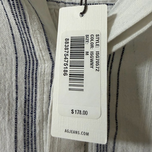 AG Striped Button-Down Shirt - Picture 2 of 6